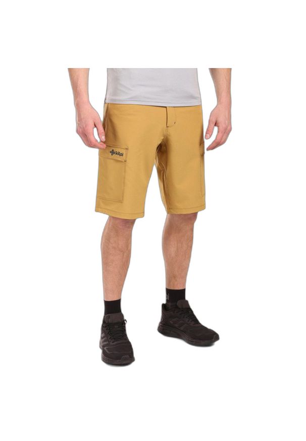 Szorty Kilpi Kilkis. Kolor: żółty. Sport: turystyka piesza