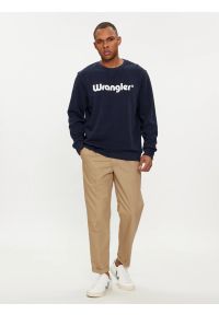 Wrangler - MESKA BLUZA WRANGLER LOGO CREW SWEAT NAVY 112350539 #8