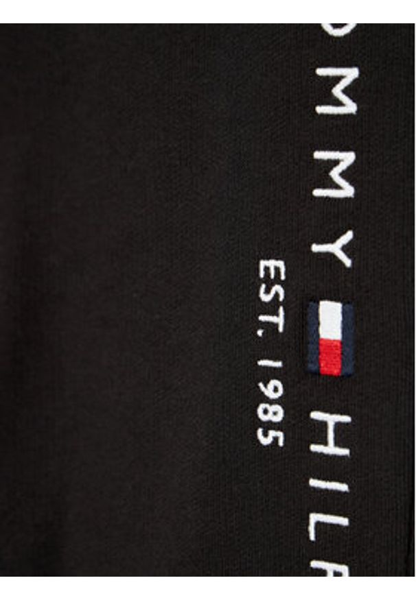 TOMMY HILFIGER - Tommy Hilfiger Spodnie dresowe Essential KS0KS00214 Czarny Regular Fit. Kolor: czarny. Materiał: bawełna