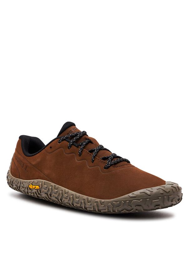 Merrell Sneakersy Vapor Glove 6 Ltr J067863 Brązowy. Kolor: brązowy. Materiał: skóra