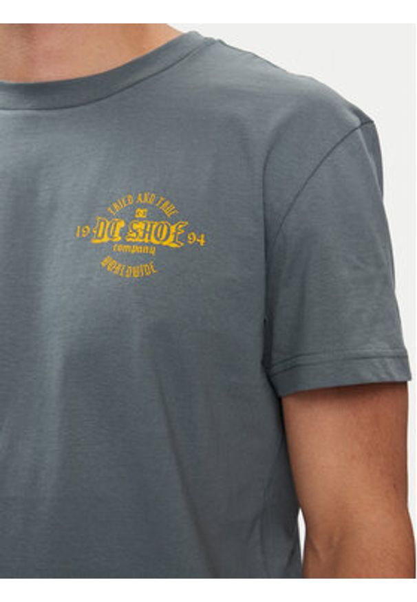 DC T-Shirt Chain Gang Tss ADYZT05348 Szary Regular Fit. Kolor: szary. Materiał: bawełna