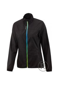 Reebok damska kurtka wiatrówka – lekka, oddychająca. Kolor: czarny, wielokolorowy, zielony. Sezon: jesień. Sport: bieganie #1