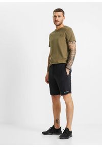 bonprix - Lekkie spodnie sportowe z materiału funkcjonalnego, krótkie nogawki. Kolor: czarny. Materiał: materiał. Długość: krótkie. Styl: sportowy #3