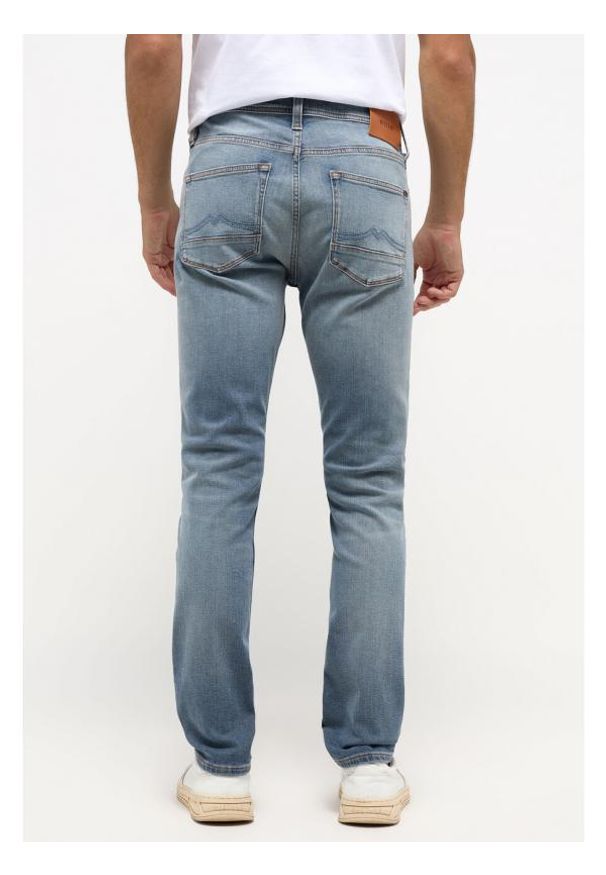Męskie Spodnie Jeansowe Mustang Style Vegas Slim Denim Blue 1013707 5000 583