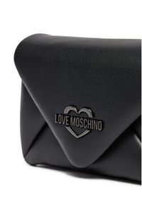 Love Moschino - LOVE MOSCHINO Torebka JC4349PP0LKT000A Czarny. Kolor: czarny. Materiał: skórzane