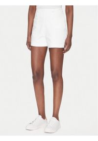 Morgan Szorty materiałowe 251-SHEON Biały Straight Fit. Kolor: biały. Materiał: bawełna, syntetyk #1