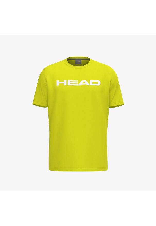 Head - Koszulka z krótkim rękawem męska CLUB BASIC. Kolor: żółty. Materiał: jersey, materiał. Długość rękawa: krótki rękaw. Długość: krótkie