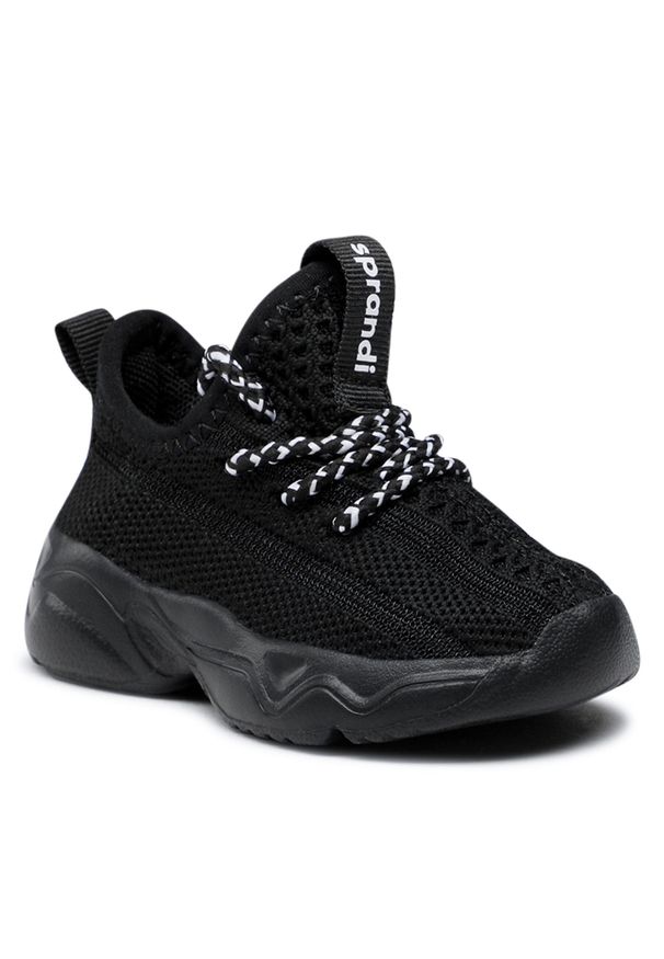 Sneakersy Sprandi CP23-6003(II)CH Black. Kolor: brązowy. Materiał: materiał