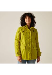 Regatta - Kurtka damska przeciwdeszczowa Mid Orla Kiely. Kolor: czarny. Materiał: puch. Wzór: nadruk. Sport: turystyka piesza #1