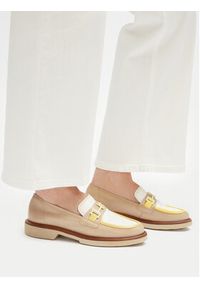 Hispanitas Loafersy CHV254066 Beżowy. Kolor: beżowy. Materiał: skóra #6