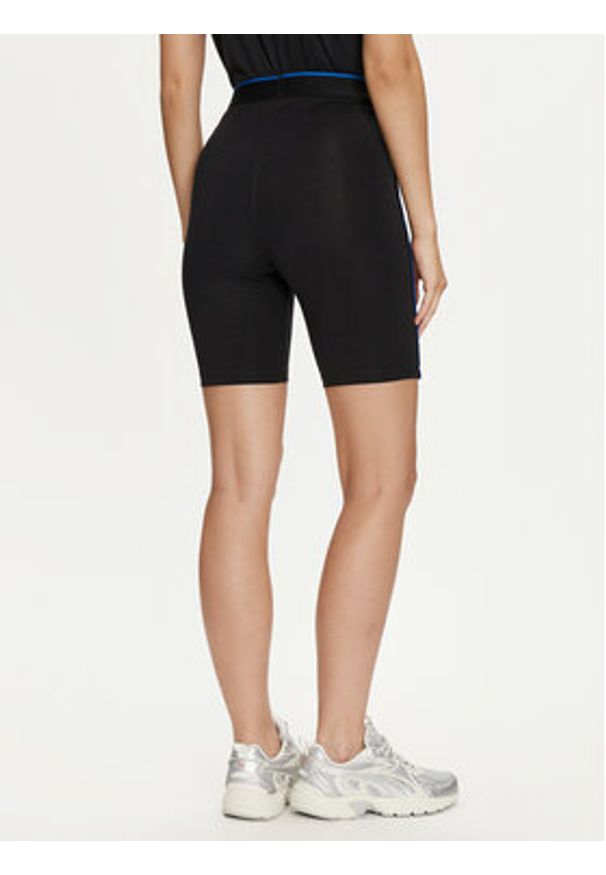 Reebok Szorty sportowe Rie Bike Short 100037097 Czarny Slim Fit. Kolor: czarny. Materiał: bawełna