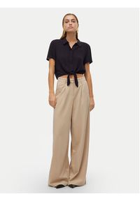 Vero Moda Koszula Menny 10303694 Czarny Relaxed Fit. Kolor: czarny. Materiał: wiskoza #5
