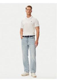Beverly Hills Polo Club Polo P-SS26M-P42561 Biały Regular Fit. Typ kołnierza: polo. Kolor: biały. Materiał: bawełna #2