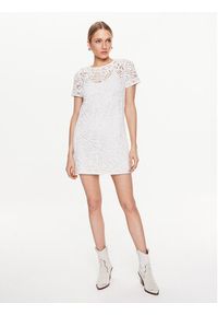 TwinSet - TWINSET Sukienka letnia 231TT3101 Biały Regular Fit. Kolor: biały. Materiał: bawełna. Sezon: lato #4