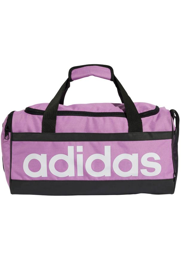 Adidas - Torba adidas Essentials Duffel S. Kolor: fioletowy, wielokolorowy, biały