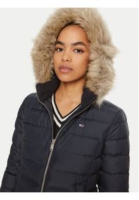 Tommy Jeans Kurtka puchowa Basic DW0DW18312 Granatowy Slim Fit. Kolor: niebieski. Materiał: syntetyk #7