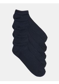 Sinsay - Bawełniane skarpetki 5 pack - granatowy. Kolor: niebieski. Materiał: bawełna #1
