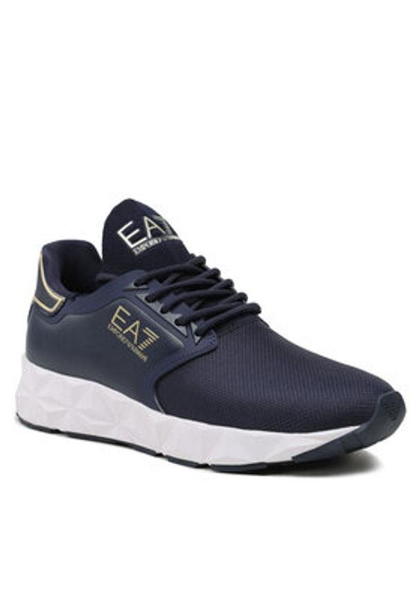 EA7 Emporio Armani Sneakersy X8X123 XK300 S323 Granatowy. Kolor: niebieski. Materiał: materiał
