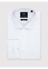 Pako Lorente - PAKO LORENTE – Biała bawełniana koszula męska. Okazja: na studniówkę. Kolor: biały, czarny. Materiał: bawełna. Długość rękawa: długi rękaw. Długość: długie. Wzór: gładki #5