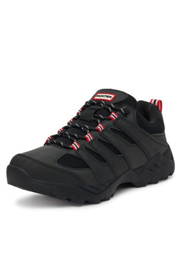 Hunter Trekkingi H2-01-SUN Czarny. Kolor: czarny. Materiał: materiał, syntetyk. Sport: turystyka piesza