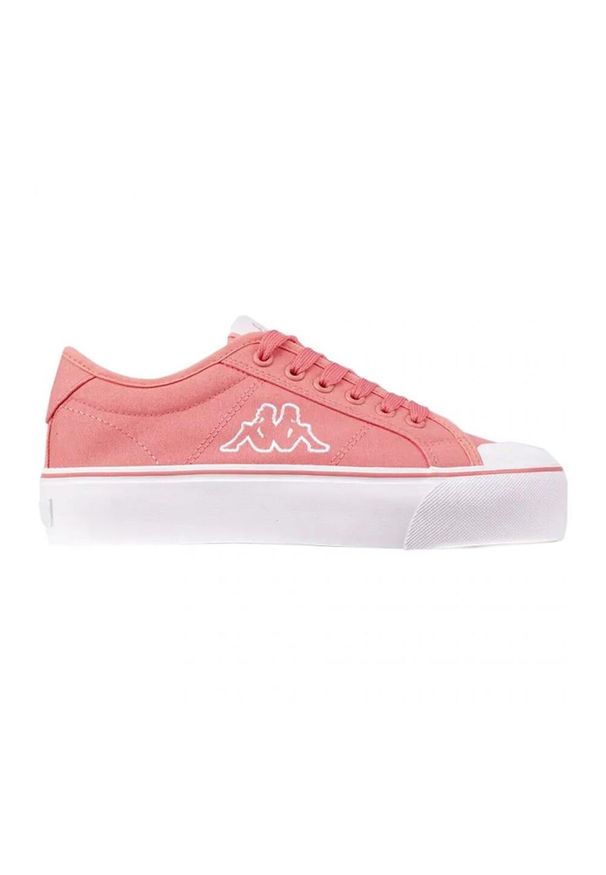 Kappa - Trenerzy Damskie Boron Low Cut. Kolor: biały, różowy, wielokolorowy. Styl: sportowy