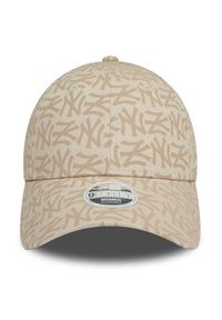 New Era Czapka z daszkiem Wmns Mono 940 Nyy 60503453 Beżowy. Kolor: beżowy. Materiał: materiał