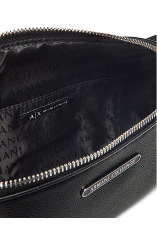 Armani Exchange Nerka XM000848 AF12134 UC001 Czarny. Kolor: czarny. Materiał: skóra