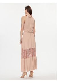 Kontatto Sukienka wieczorowa SU301 Różowy Regular Fit. Kolor: różowy. Materiał: syntetyk. Styl: wizytowy #5