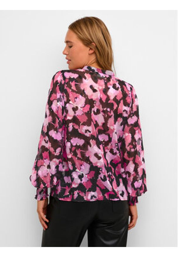 Kaffe Bluzka Amanda 10508154 Różowy Regular Fit. Kolor: różowy. Materiał: syntetyk