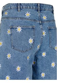 Zizzi Szorty jeansowe J10957B Niebieski Regular Fit. Kolor: niebieski. Materiał: jeans, bawełna #4