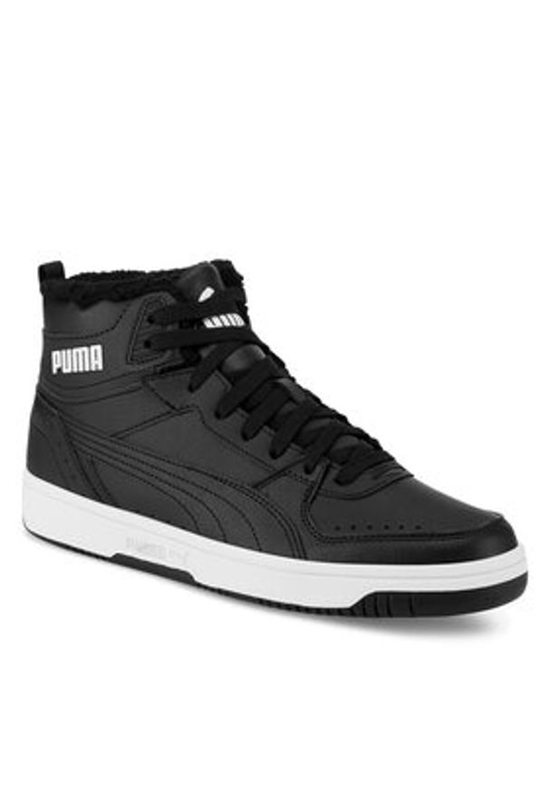 Puma Sneakersy REBOUND JOY FUR 37557601 Czarny. Kolor: czarny. Materiał: materiał