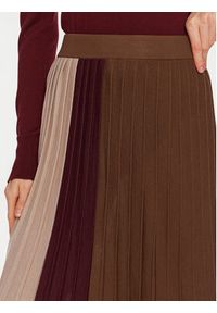 Weekend Max Mara Spódnica plisowana Virgin 2425306022 Beżowy Regular Fit. Kolor: beżowy. Materiał: wełna, syntetyk