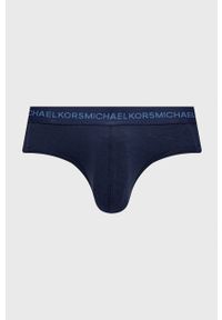 MICHAEL Michael Kors slipy (3-pack) męskie kolor granatowy. Kolor: niebieski. Materiał: bawełna, włókno. Długość: długie #3