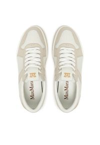 Max Mara Sneakersy Chillblock 2524766051650 Beżowy. Kolor: beżowy. Materiał: skóra #5