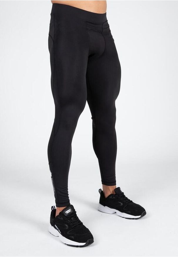 GORILLA WEAR - Winchester Rajstopy męskie - Czarny. Kolor: czarny. Sport: fitness