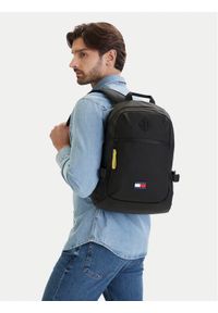 Tommy Jeans Plecak Tjm Daily Elevated Backpack AM0AM14217 Czarny. Kolor: czarny. Materiał: skóra #1