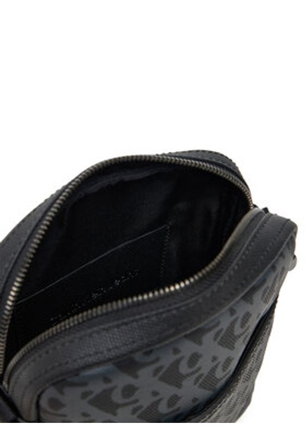 Calvin Klein Jeans Saszetka Matte Aop Reporter 18 LV04G3115G Czarny. Kolor: czarny. Materiał: skóra