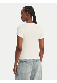 Guess Jeans T-Shirt W6GPZ3 KA0H1 Écru Slim Fit. Materiał: bawełna #4