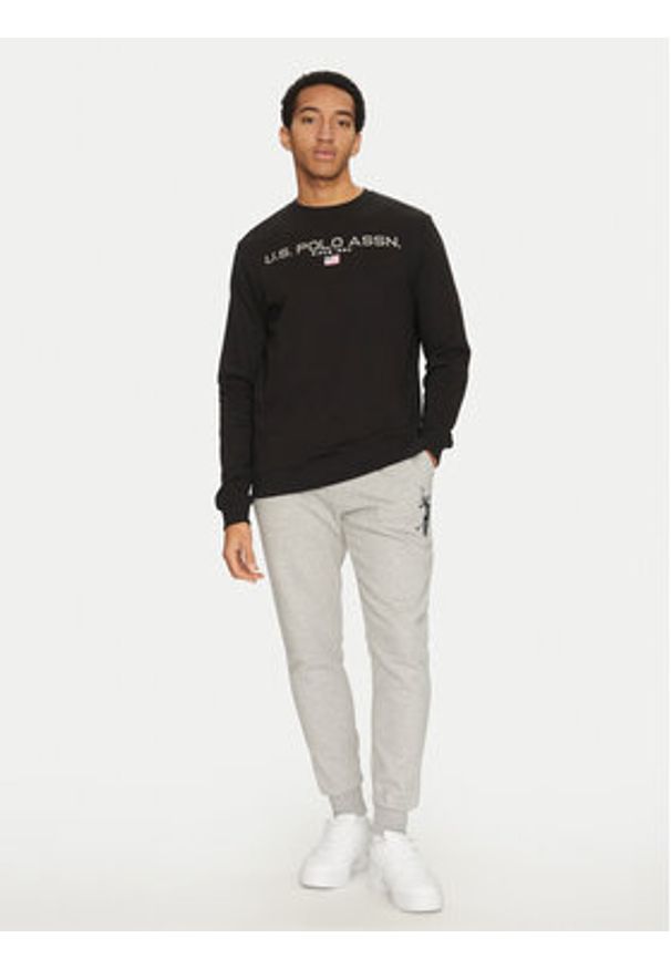 U.S. Polo Assn. Bluza MUP1645 Czarny Regular Fit. Typ kołnierza: polo. Kolor: czarny. Materiał: bawełna