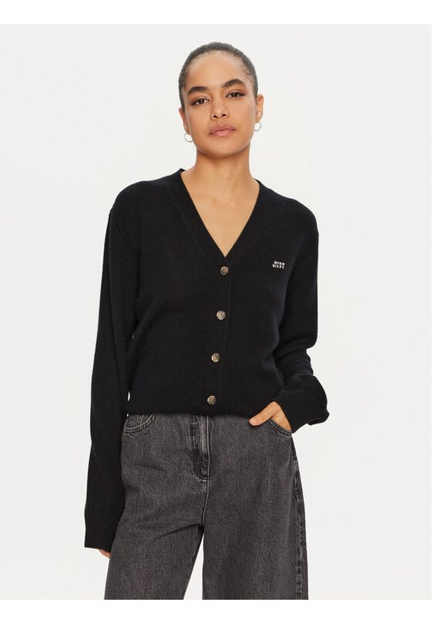Miss Sixty Kardigan 6L3RJ3990000 Czarny Regular Fit. Kolor: czarny. Materiał: wełna, kaszmir