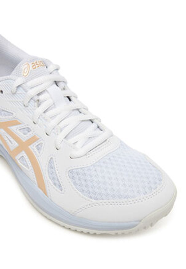 Asics Buty halowe Upcourt 6 1072A107 Biały. Kolor: biały. Materiał: materiał