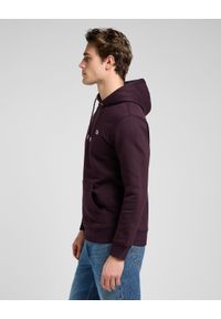 Lee - MESKA BLUZA LEE PLAIN HOODIE DEEP WINE 112371837 #4