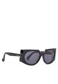 Max Mara Okulary przeciwsłoneczne MM0123 01A Czarny. Kolor: czarny