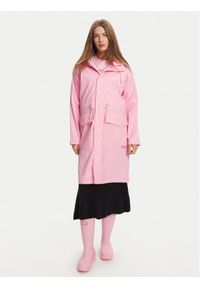 Hunter Parka Janna HARW0021242 Różowy Regular Fit. Kolor: różowy. Materiał: syntetyk