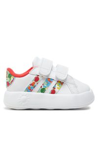 Adidas - adidas Sneakersy Grand Court 2.0 Kids IG6498 Biały. Kolor: biały
