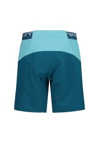 Szorty damskie z wewnętrzną dzianinową bielizną CMP Free. Kolor: niebieski. Materiał: dzianina. Długość: krótkie. Sport: kolarstwo #2