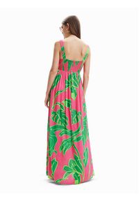 Desigual Sukienka letnia 23SWVW60 Kolorowy Regular Fit. Materiał: wiskoza. Wzór: kolorowy. Sezon: lato #2