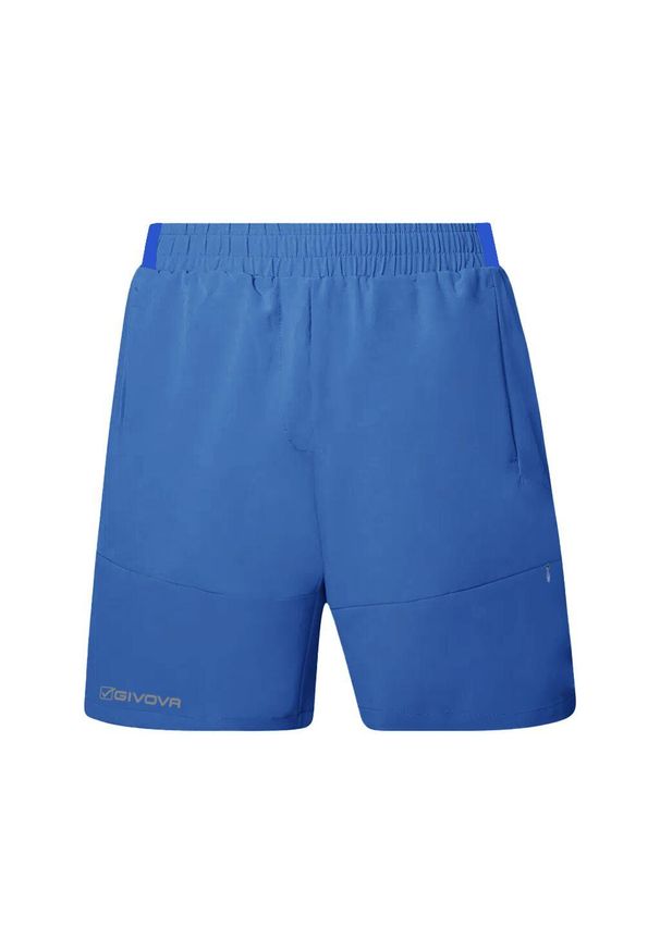 Givova Bermuda Tecnico L męskie. Kolor: niebieski. Długość: krótkie. Sezon: lato