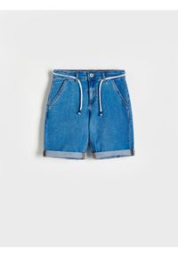 Reserved - Jeansowe bermudy - niebieski. Kolor: niebieski. Materiał: jeans #1