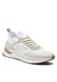 Calvin Klein Sneakersy Low Top Lace Up Mix HM0HM00918 Biały. Kolor: biały #6